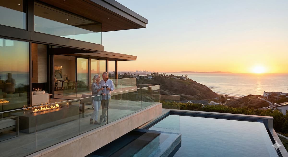 California luxury estate rebuilding plan under a jumbo reverse mortgage loss draft escrow